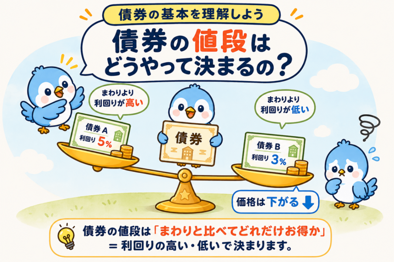 債券の基本を理解しよう「債券の値段はどうやって決まるの？」｜リベ