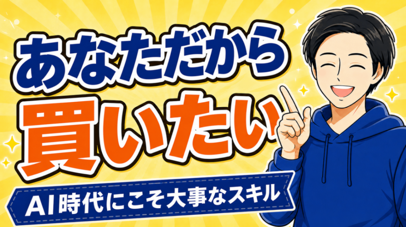 【あなただから買いたい】と言ってもらうために僕がやっている3つのこと