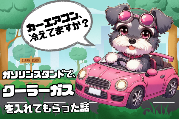 カーエアコンが冷えなかったので、ガソリンスタンドでクーラーガスを入れてもらった話