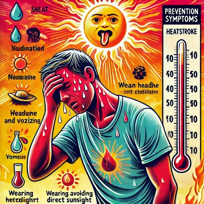 熱中症体験談、発症後の対応について
