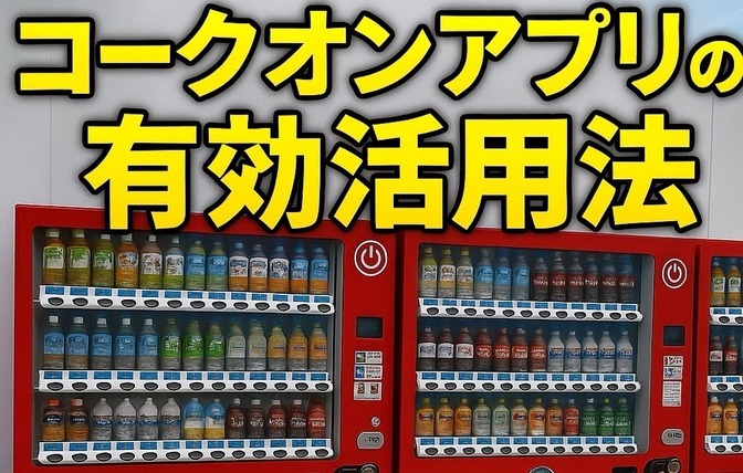 コークオンアプリでお得にコカコーラ製品を買う方法