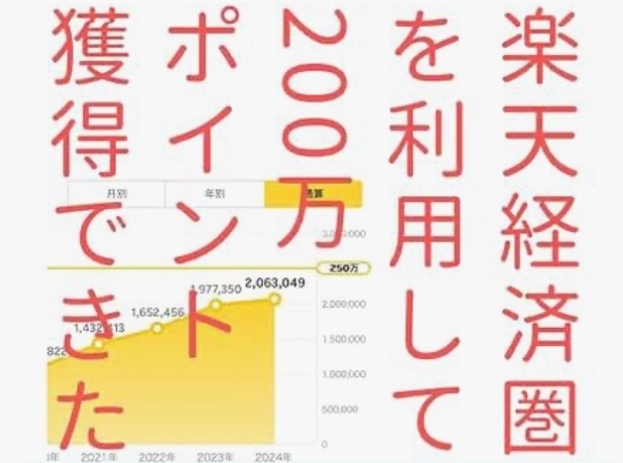 実体験②：楽天経済圏で「200万ポイント」獲得した概要。（補助装備編）