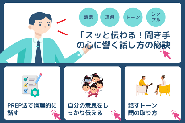 「スッと伝わる！聞き手の心に響く話し方の秘訣！」