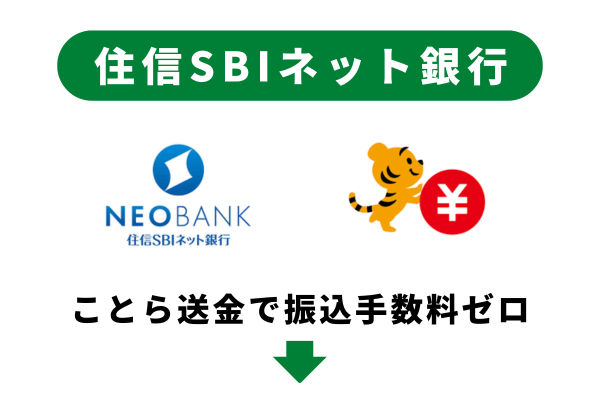 住信SBIネット銀行で「ことら送金」を使って手数料ゼロのリアルタイム送金