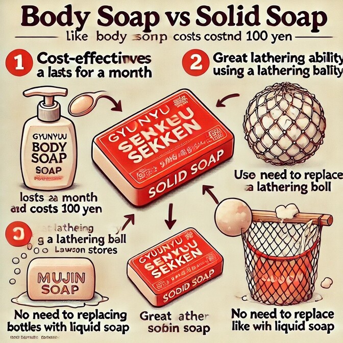 ボディーソープより牛乳石鹸