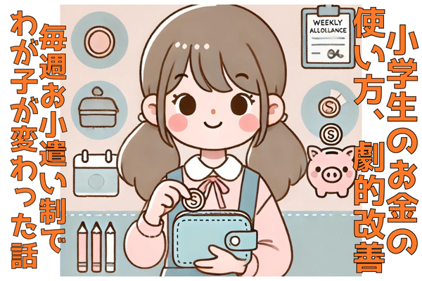 小学生のお金の使い方、劇的改善！毎週お小遣い制でわが子が変わった話