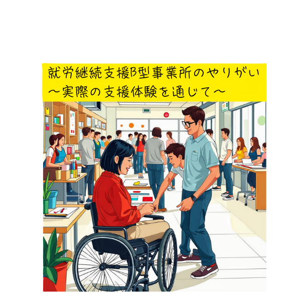 就労継続支援B型事業所のやりがい ～実際の支援体験を通じて～