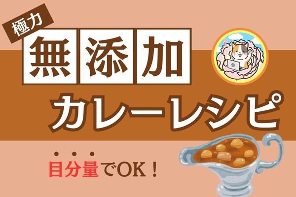 【目分量で作る】極力無添加スパイスカレーレシピ
