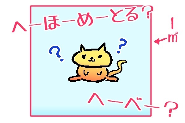 違いは何なの？？　㎡は平方メートル？平米？