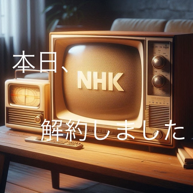【NHKを解約したお話】本日、NHKの解約の電話しました❗️❗️