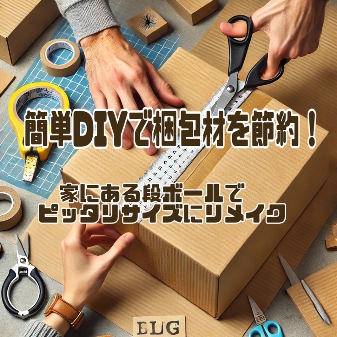 簡単DIYで梱包材を節約！ 家にある段ボールでピッタリサイズにリメイク