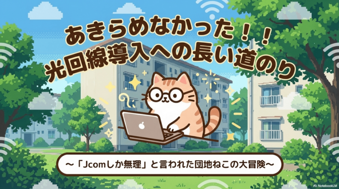 あきらめなかった！！「光回線導入への長い道のり」