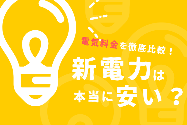 【新電力 vs 旧電力】どちらが本当にお得？徹底比較！【明細公開】