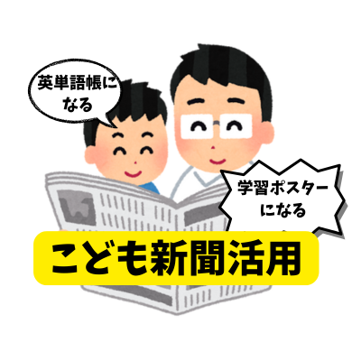 こども新聞は、学習ポスターや英単語帳にもなる！