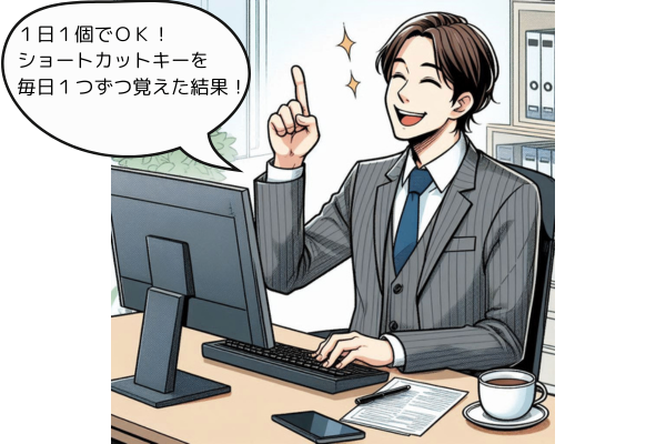 【時短】ショートカットキーを1日1個ずつ覚えた結果
