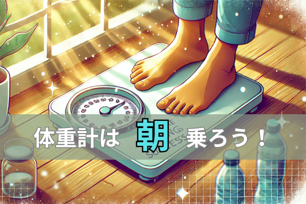 ダイエット成功の秘訣：朝の体重測定で確実な変化をキャッチ