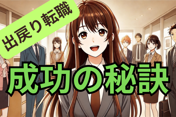 出戻り転職の成功ポイント！実際の体験から見るビフォーアフター