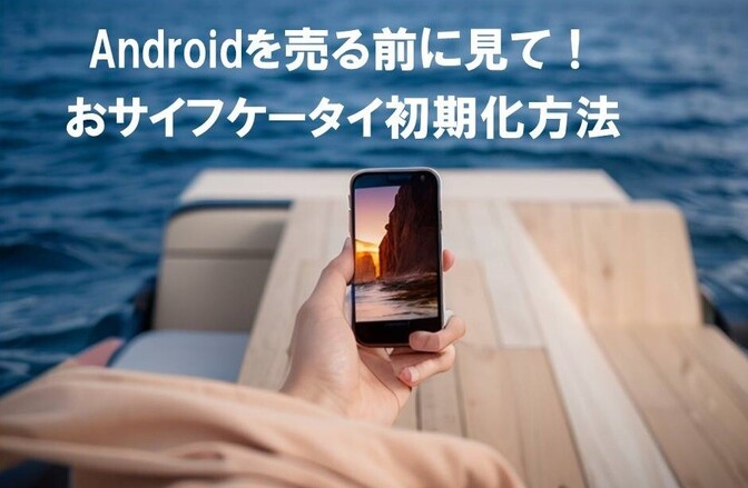 【絶対やって！】Android売却前におサイフケータイを初期化する：消せない時の救済策あり