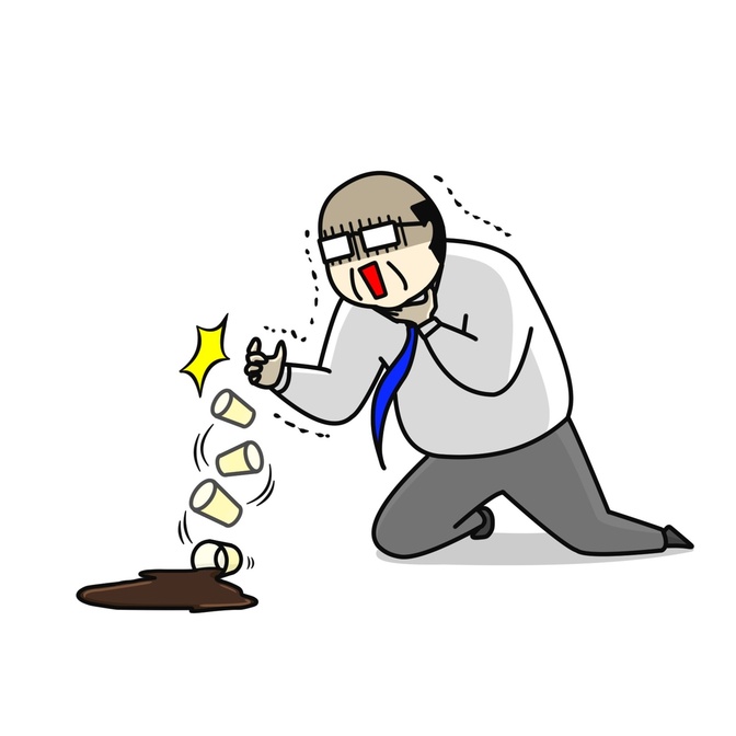 コーヒーで疲れが減ると思ってたら大間違い・・・