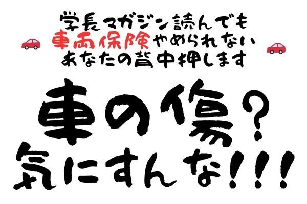 車両保険がいらない理由（補足）