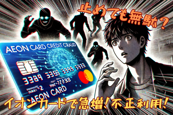 イオンカードで不正利用が急増中！カードを止めても請求が止まらない地獄
