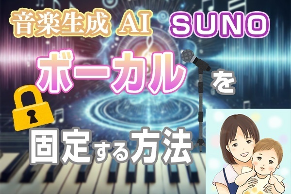 【SUNO 音楽生成AI】ボーカルを固定する方法