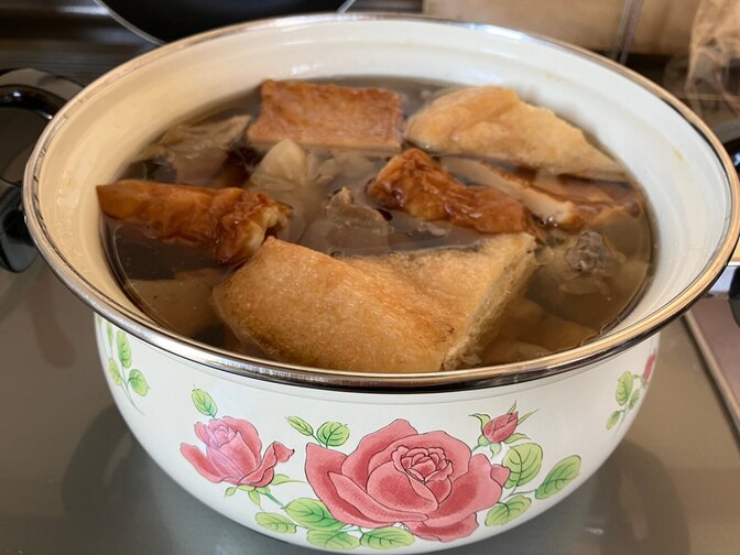 寒〜い冬にあったか〜いおでん🍢残ったお出汁の利用法☝🏻