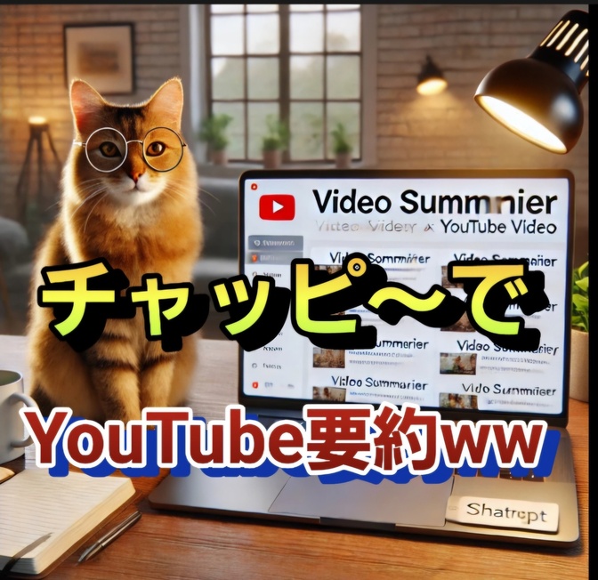 【無料版でもＯＫ！】YouTube動画をチャッピ～でサクッと要約！効率的に情報インプット方法！
