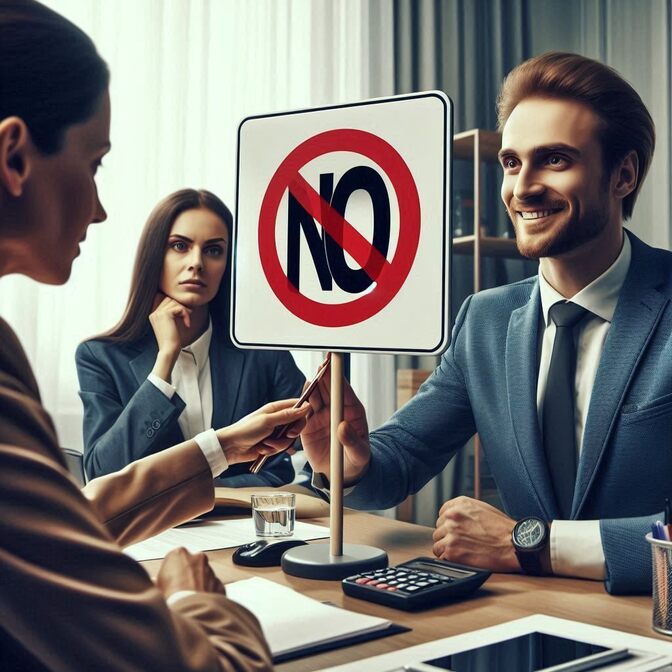 「NO!!」と、断るのに最適な究極の一言