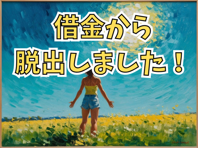 【空が青く見える】お金の奴隷だった自分と決別し、借金を返した話