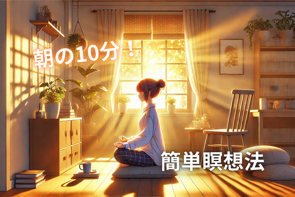 朝の10分で心を整える！簡単瞑想法
