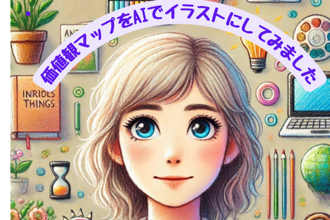 価値観マップをAIでイラストにしてみました