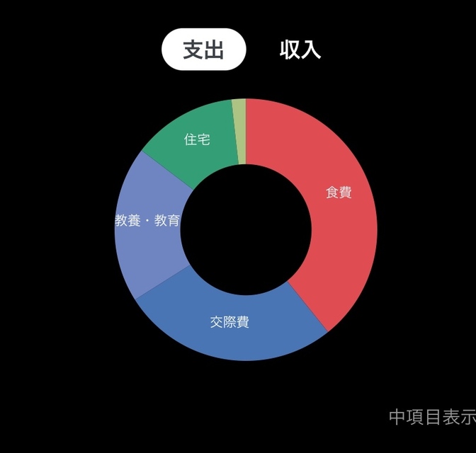我が家の【敵】&【支出】の項目の振り分けです！