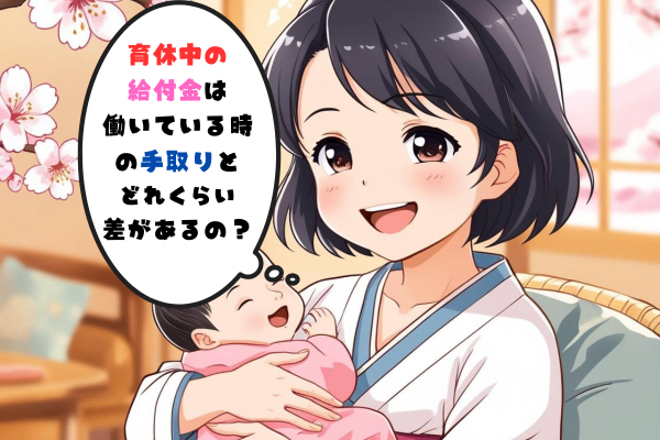 【家計管理】産休や育休取った場合の給付金は働いている時の手取りの７〜８割！？