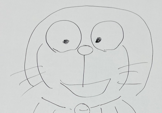 ドラえもんは絵描き歌で描くと何と描けるかな？！