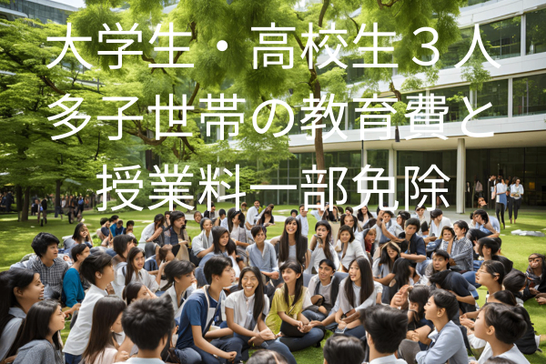 大学生1人＆高校生2人の家庭必見！私立理系大学の入学までにかかる費用と大学授業料一部免除