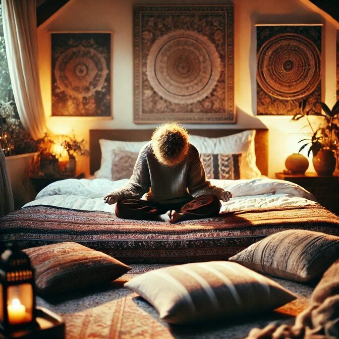 寝ようと思っても考え事で眠れない、そんなあなたにヨガニドラ(が効くかも)