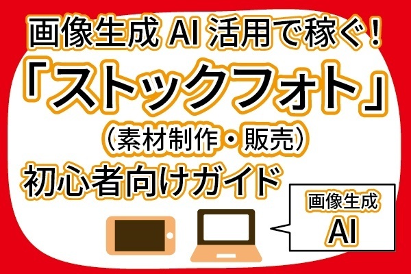 画像生成AI活用で稼ぐ！ストックフォト（素材制作・販売）初心者向けガイド