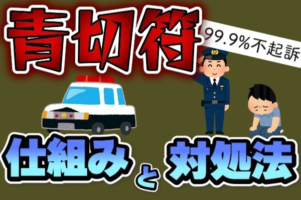 青切符を切られた時の選択肢