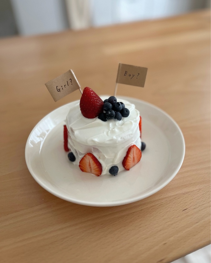 【超簡単！】ジェンダーリビールケーキの作り方【時短レシピ】