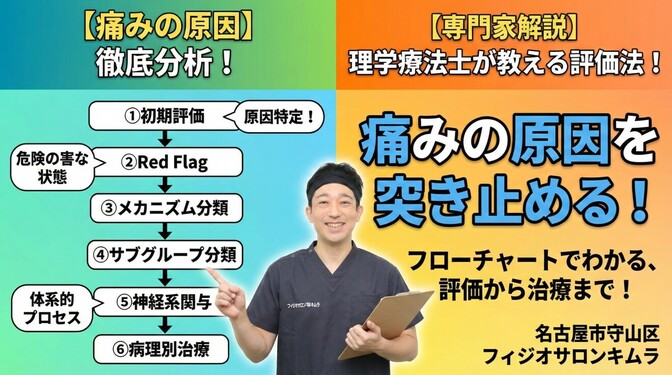 【痛みを扱う施術者向け】痛みの原因を明らかにするプロセス