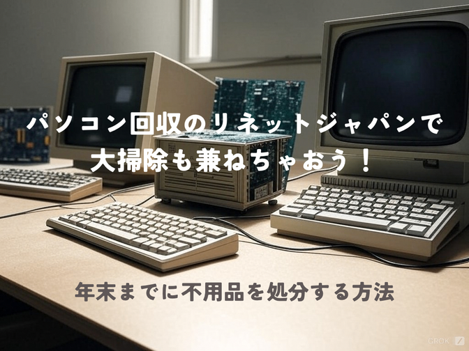 パソコン回収のリネットジャパンで大掃除も兼ねちゃおう！年末までに不用品を処分する方法