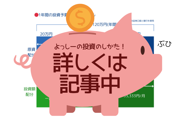 【大公開】よっしーのインデックス投資内容
