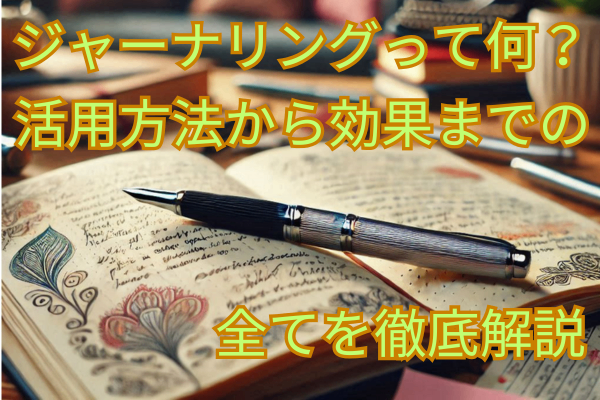 ジャーナリングって何？活用方法から効果までの全てを徹底解説