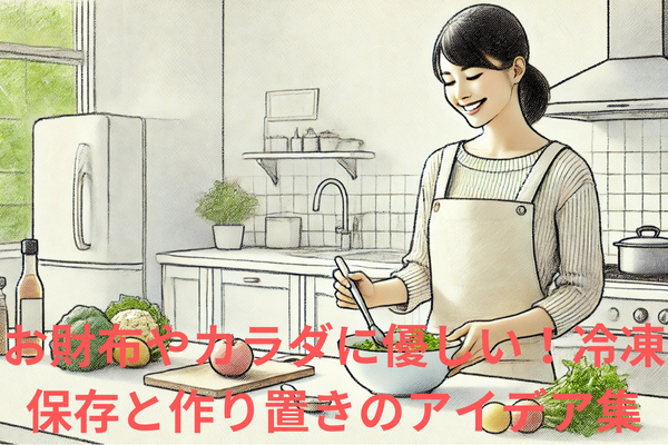 お財布とカラダに優しい！冷凍保存と作り置きアイデア集