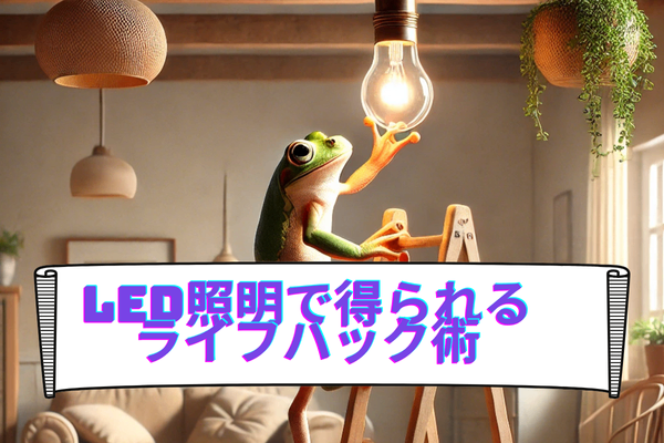 LED照明で得られるライフハック術