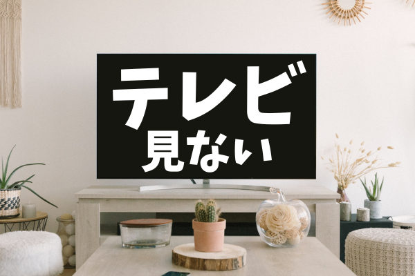 テレビを見ない生活