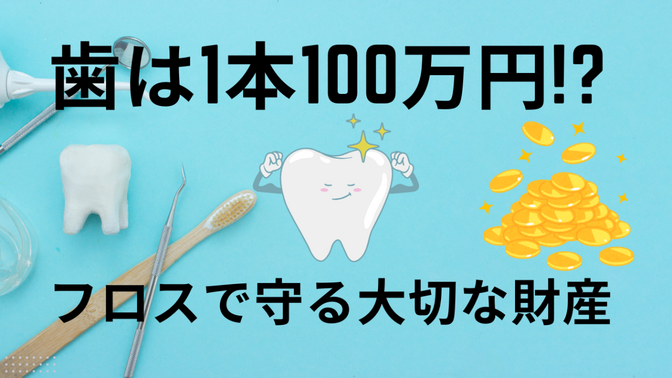 フロスを使い始めたら人生が変わった話 ～歯の大切さとコスパ最強の理由～