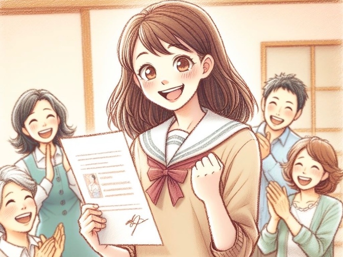 大学受験を乗り越えた娘が贈る、親への感謝とメッセージ