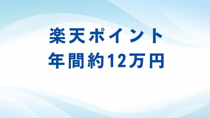 日常使いだけで楽天ポイントを1年で12万円分獲得できたノウハウ！